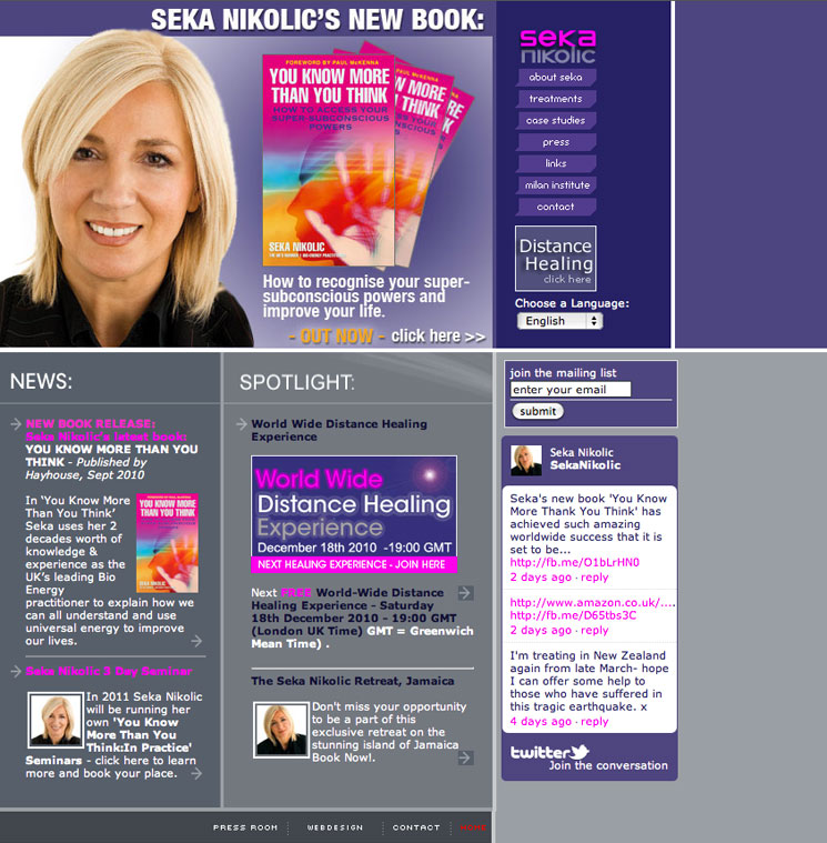 Seka Nikolic Bio Energy Healer